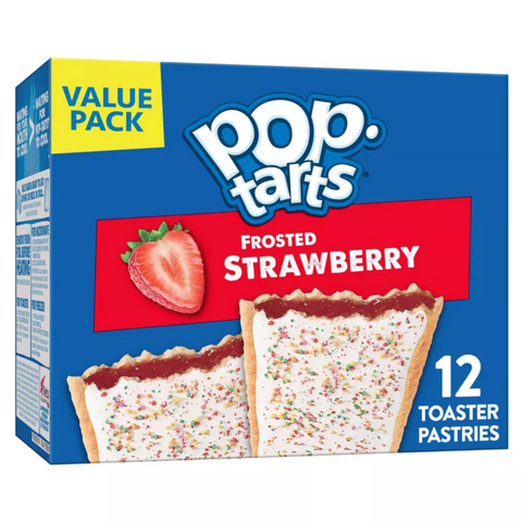 PopTarts Frosted Strawberry Pastries, 12 Count