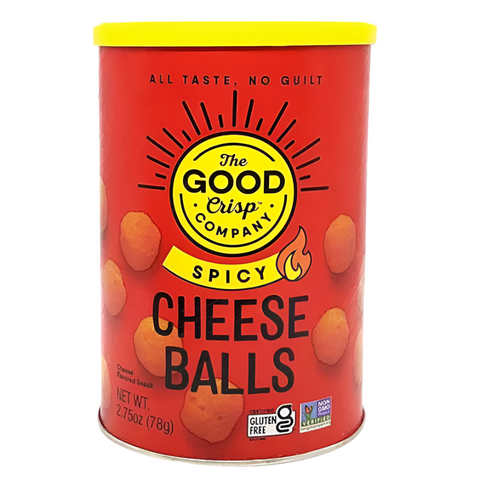 The Good Crisp Company Spicy Cheese Balls, 2.7 oz