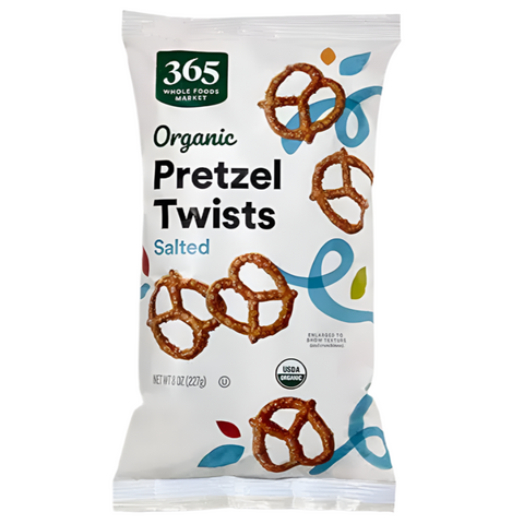 365 Organic Pretzel Twists, Salted, 8 oz