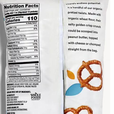 365 Organic Pretzel Twists, Salted, 8 oz