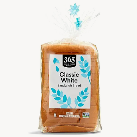 365 Sandwich Bread, Classic White, 24 oz, 16 Slices