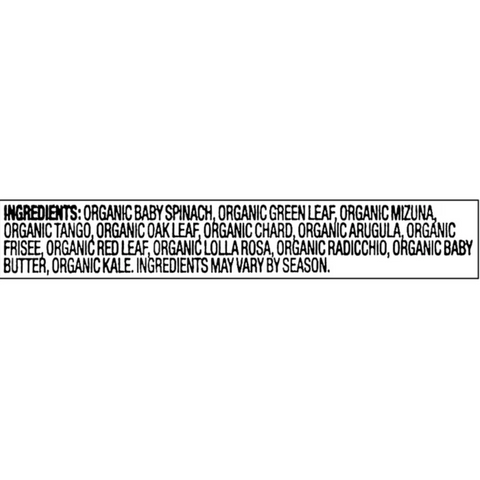 Marketside Organic Spinach & Spring Mix Salad, 5.5 oz