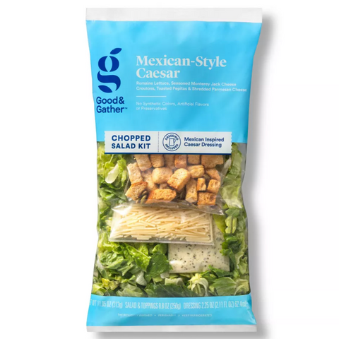 Good & Gather Mexican Caesar Chopped Salad Kit, 11.05oz Water Butlers Good & Gather Mexican Caesar Chopped Salad Kit, 11.05oz Water Butlers