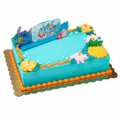 Disney's Stitch Aloha Birthday Cake