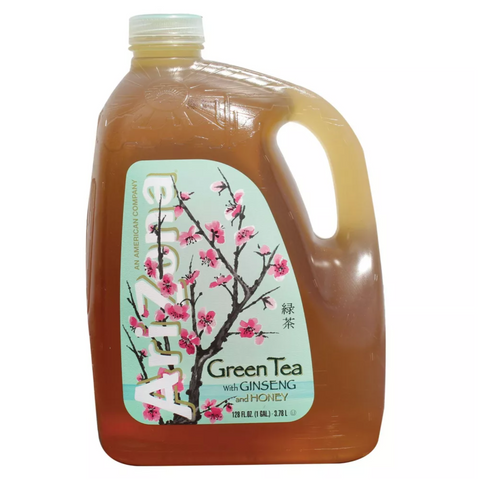 AriZona Green Tea with Ginseng and Honey, 128 fl oz