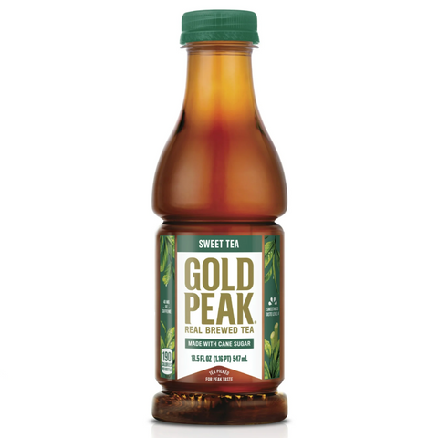 Gold Peak Real Brewed Tea Sweet Bottled Tea Drink, 18.5 fl oz