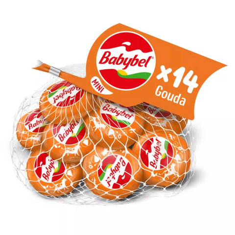 Mini Babybel Gouda Semisoft Cheeses, 9.9oz, 14 Ct