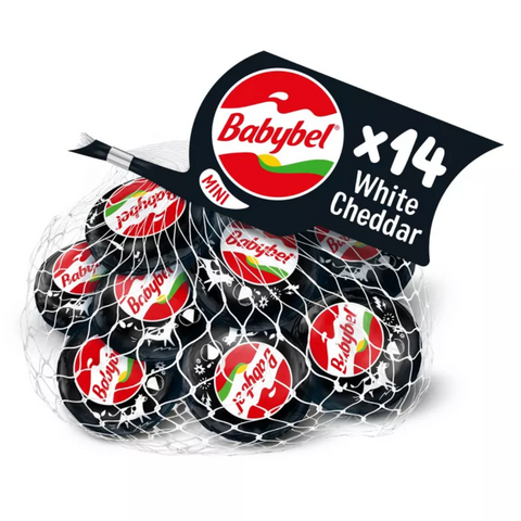 Mini Babybel White Cheddar Cheese, 9.9oz, 14 Ct