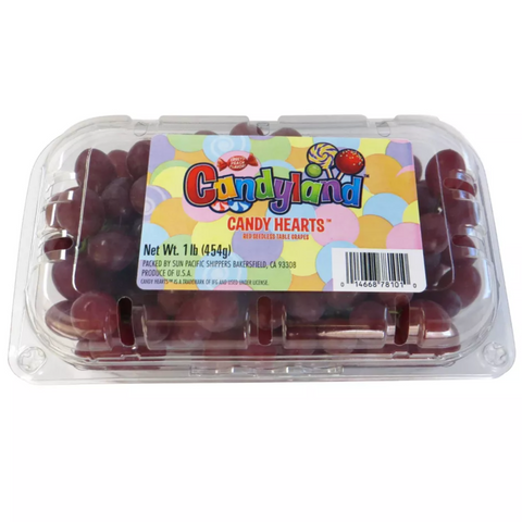Candy Hearts Red Seedless Grapes, 1 lb