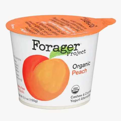 Forager Project Organic Peach Cashew Yogurt, 5.3 oz