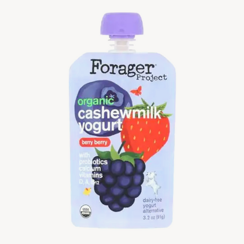 Forager Project Organic Berry Berry Cashew Yogurt, 3.2 oz
