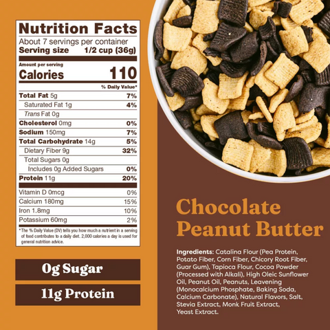Catalina Crunch Protein Cereal, Chocolate Peanut Butter 9 oz