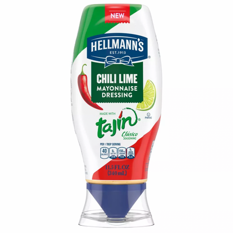 Hellmann's Chili Lime Mayonnaise Spread & Dressing Made With Tajin, 11.5oz