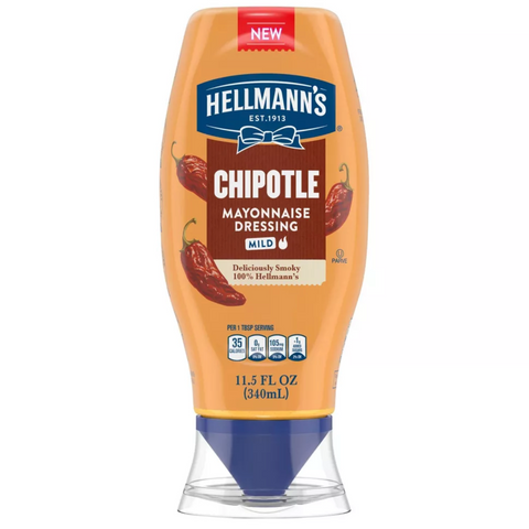 Hellman's Chipotle Mayonnaise Mild Spread & Dressing, 11.5oz