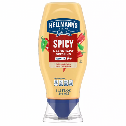 Hellmann's Spicy Mayonnaise Dressing, 11.5 fl oz
