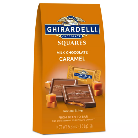 Ghirardelli Milk Chocolate Caramel Candy Squares, 5.32oz