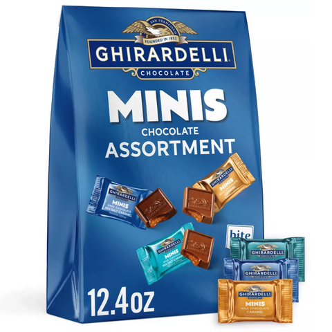 Ghirardelli Minis Chocolate Assortment Candy Squares, 12.4oz