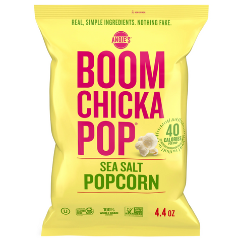 Angie's BOOMCHICKAPOP Sea Salt Popcorn, 7 oz