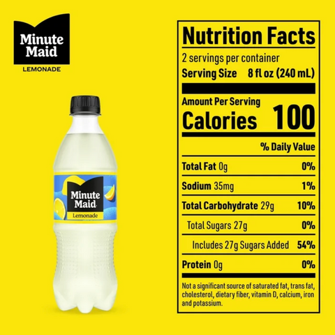 Minute Maid Lemonade, 16.9 Fl. Oz., 6 Count