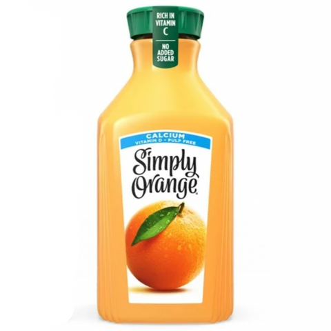Simply Orange Pulp Free with Calcium and Vitamin D Juice, 76 fl oz
