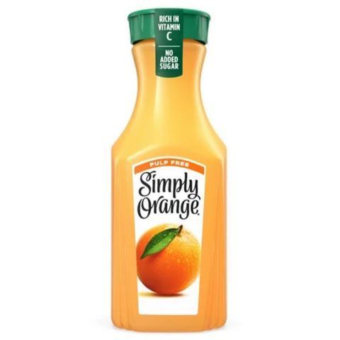 Simply Orange Pulp Free Orange Juice, 46 fl oz