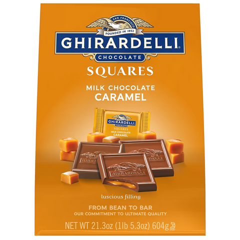 Ghirardelli Milk Chocolate Caramel Squares, 21.3 oz.