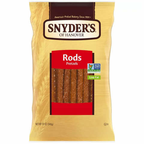 Snyder's of Hanover, Pretzel Rods, 12oz