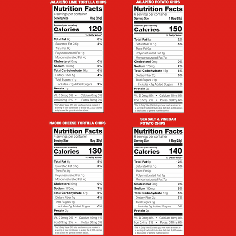 Late July Kettle Cooked Chips Variety Pack, 19.2oz, 20 Count