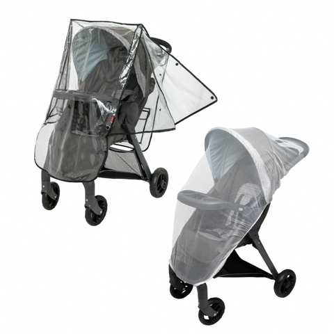 Eco Stroller Weather Shield & Bug Netting Set