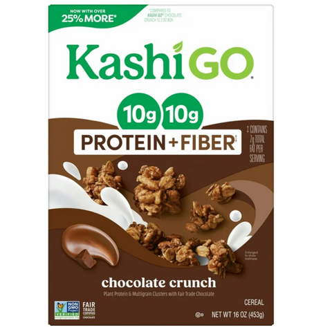 Kashi GO Protein Cereal, Chocolate Crunch, 16oz