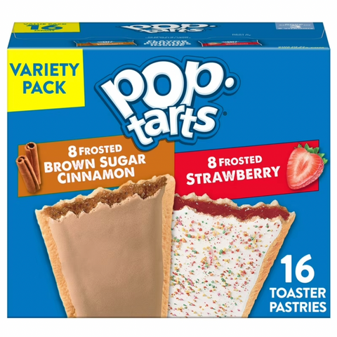 PopTarts Variety Pack Toaster Pastries, 16 Count