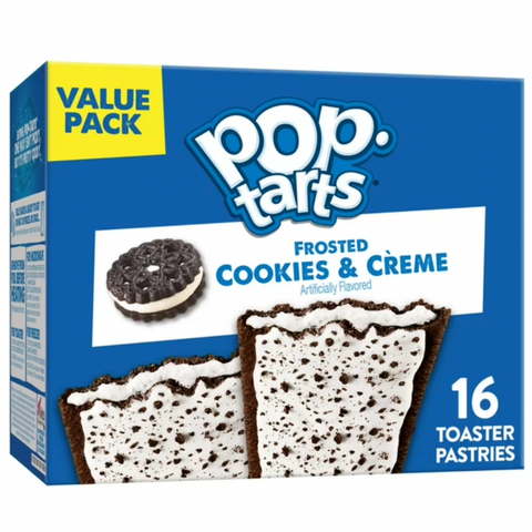 PopTarts PopTarts Frosted Cookies and Creme Toaster Pastries, 16 Count