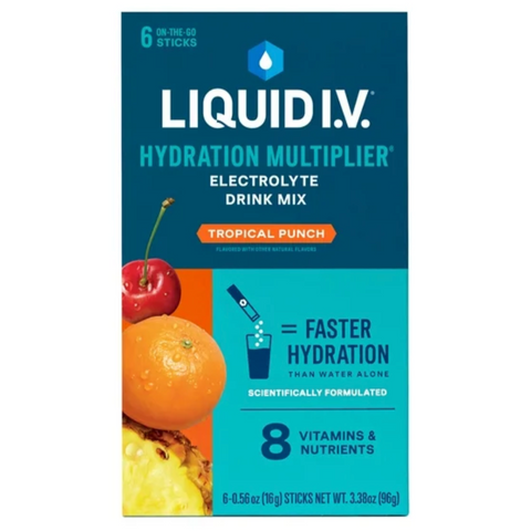 Liquid I.V.® Tropical Punch Hydration Multiplier® Powdered Electrolyte Drink Mix, 6 Count