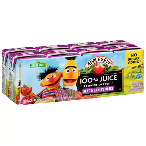 Apple & Eve Organics, Ernie's Berry Juice, 4.23 fl-oz, 8 Count