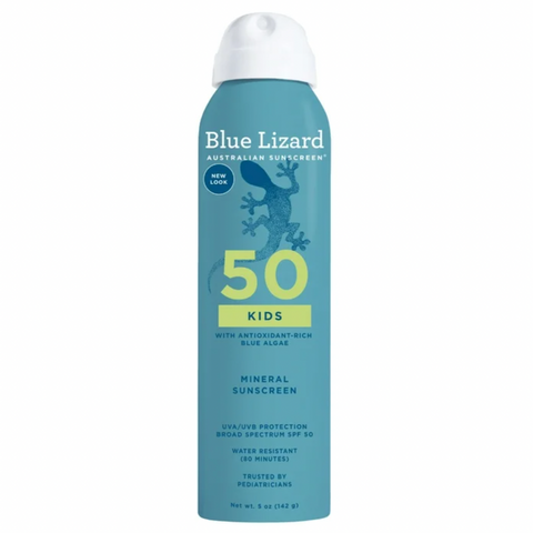 Blue Lizard Kids SPF 50 Mineral Sunscreen Spray, Broad Spectrum, 5 fl oz