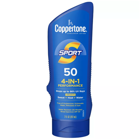 Coppertone Sport Sunscreen Lotion, SPF 50 Sunscreen, 7 fl oz