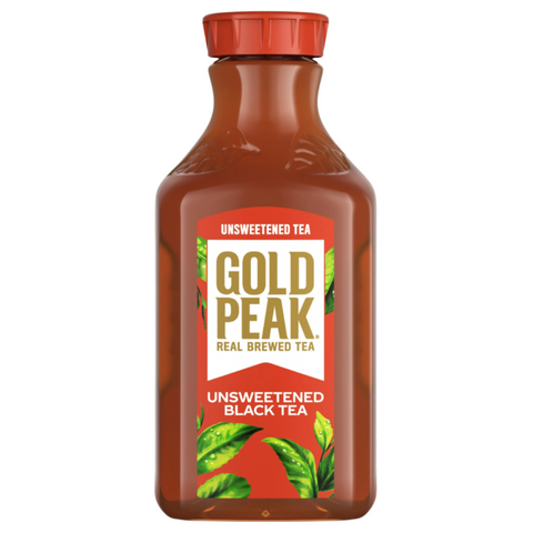 Gold Peak Unsweetened Black Tea Bottle, 76 fl oz