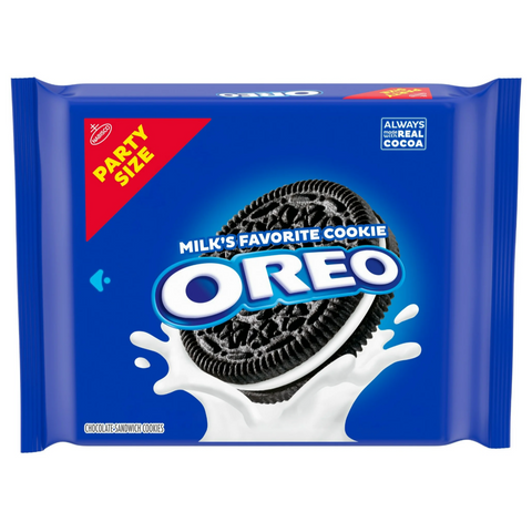 OREO Original Chocolate Sandwich Cookies, Party Size, 24.16 oz