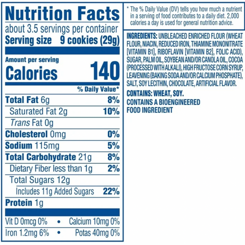 OREO Minis Chocolate Sandwich Cookies, 3.5 oz