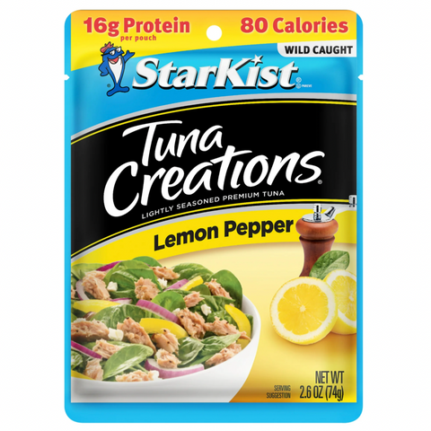 Starkist Tuna Creations Pouch, Lemon Pepper, 2.6 oz
