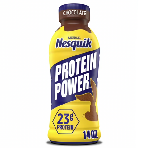Nesquik Protein Power, Chocolate Protein Milk Beverage, 14 fl oz