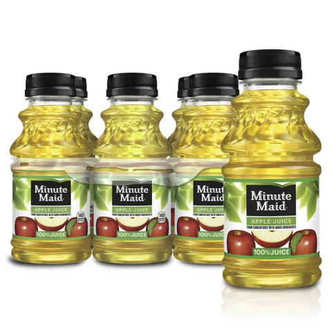 Minute Maid Apple Juice, 10 fl oz, 6 Count