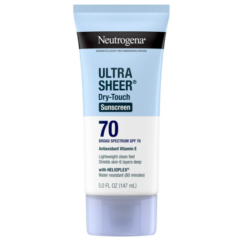 Neutrogena Ultra Sheer Dry-Touch SPF 70 Sunscreen Lotion, 5 fl. oz