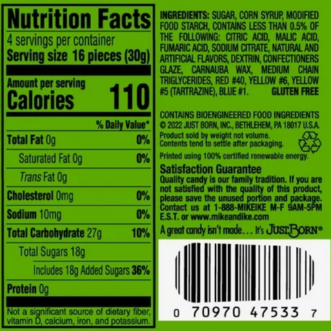 Mike and Ike Original Fruits Candy, 4.25 oz