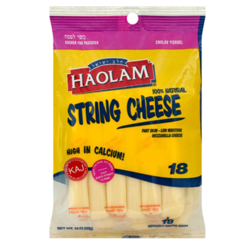 Natural String Cheese Haolam 100% Natural String Cheese, 18 Oz – Water Butlers