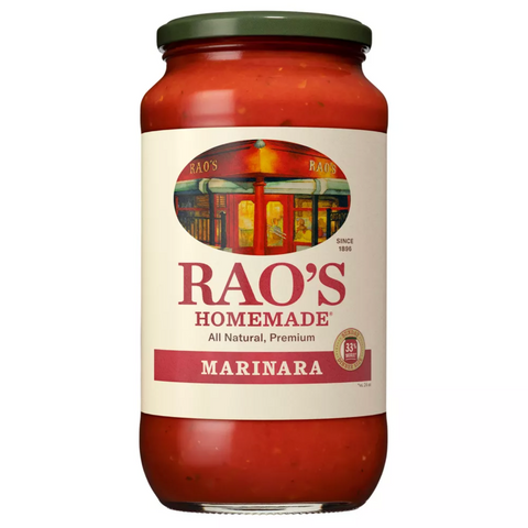 Rao's Homemade Marinara Sauce All Natural Tomato & Pasta Sauce, Premium Quality, 32oz