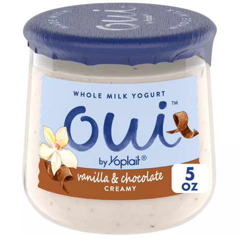 Oui by Yoplait French Style Yogurt, Creamy Vanilla & Chocolate Chip, 5 oz