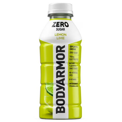 BodyArmor Zero Sugar Lemon Lime Electrolyte Sports Drink, 16 fl oz