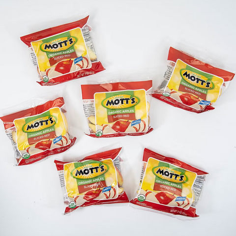 Mott's Organic Red Apple Multipack Slices, 2 oz. 6 Count