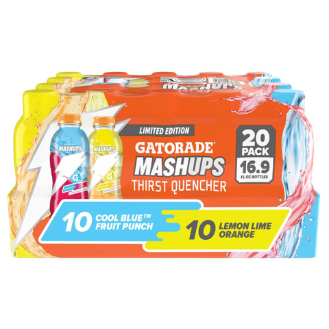 Gatorade Mashups Sports Drinks 16.9 fl. oz., 20 Count